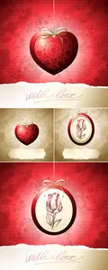 Valentine's Day Cards Vector 2