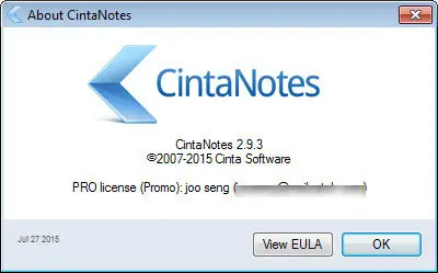 CintaNotes Pro 2.9.3 Multilingual + Portable