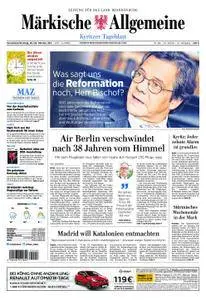 Märkische Allgemeine Kyritzer Tageblatt - 28. Oktober 2017