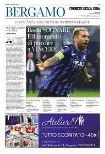 Corriere della Sera Bergamo – 10 agosto 2020