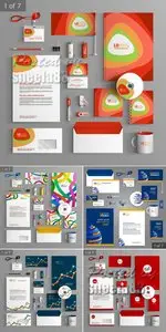 Corporate Identity Templates Vector 4