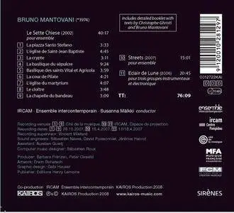 IRCAM, Ensemble intercontemporain, Susanna Mälkki - Bruno Mantovani: Le Sette Chiese, Streets, Eclair de Lune (2008) (Repost)