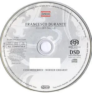 Durante - Concerto Köln, Erhardt -  Concerti Nos. 1-5 & 8 [PS3 SACD Rip]