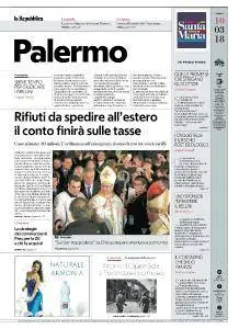 la Repubblica Palermo - 10 Marzo 2018