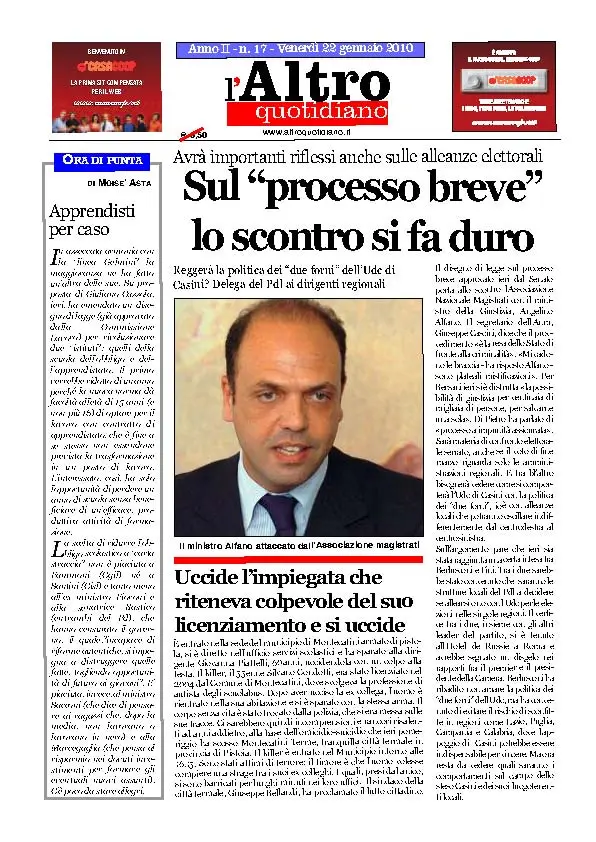 Altro Quotidiano 22.01.2010