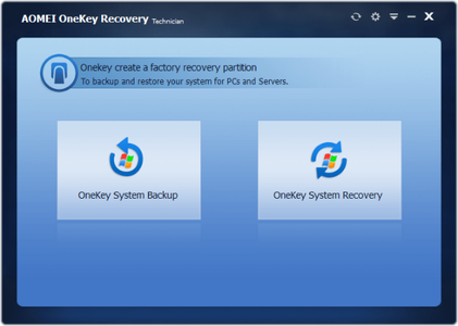 AOMEI OneKey Recovery Technician 1.6.2
