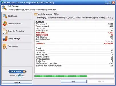 SBMAV Disk Cleaner 2009 v3.31.0.8960