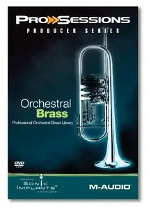 M-Audio Pro Sessions Producer Orchestral Brass MULTiFORMAT DVDR (repost)