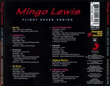 Mingo Lewis - Flight Never Ending (1976) {Wounded Bird WOU4260 rel 2017}