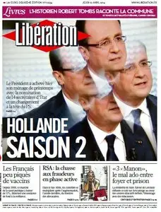 Liberation - Jeudi 10 Avril 2014