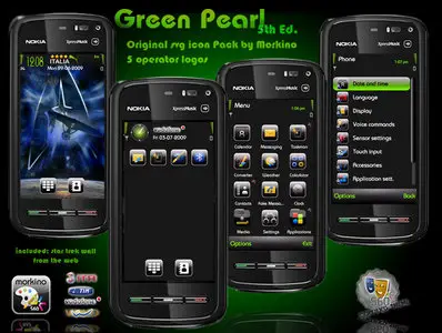 5th Edition Phone Themes  Green Pearl