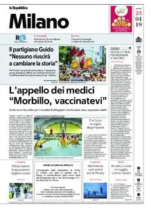 la Repubblica Milano – 23 aprile 2019