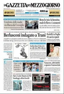 LA GAZZETTA DEL MEZZOGIORNO 13 MARZO 2010