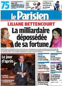 Le Parisien & Le Journal de Paris du Mardi 18 Octobre 2011