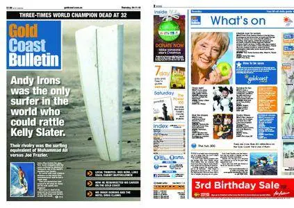 The Gold Coast Bulletin – November 04, 2010