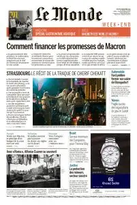 Le Monde du Samedi 15 Décembre 2018