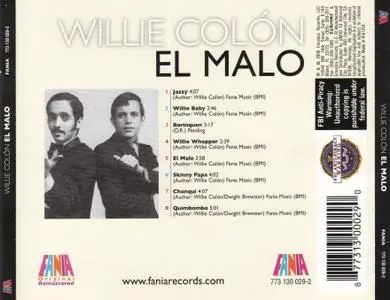 Willie Colon - El Malo (1967) {Fania 773130029-2 rel 2006}