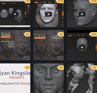 Quick Sculpting The Human Face Bundle With ZBrush