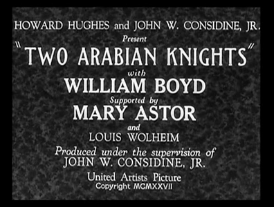 Two Arabian Knights (1927) - Lewis Milestone