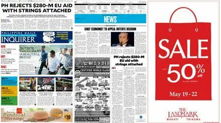 Philippine Daily Inquirer – May 19, 2017