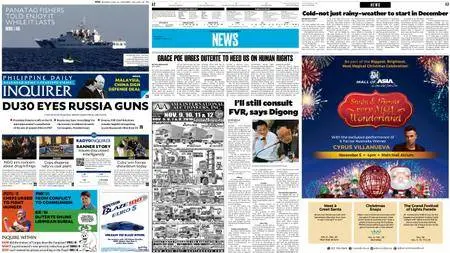 Philippine Daily Inquirer – November 03, 2016