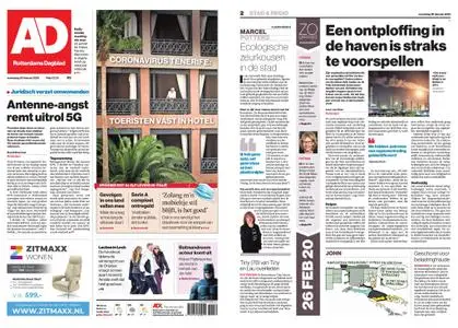 Algemeen Dagblad - Rotterdam Stad – 26 februari 2020
