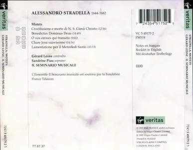 Gerard Lesne, Sandrine Piau, Il Seminario musicale - Alessandro Stradella: Motets (1995)