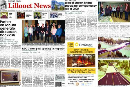 Bridge River Lillooet News – March 14, 2018