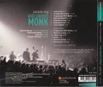 Thelonious Monk – Jackie-ing {Live In Amsterdam, May 1961} (2014)