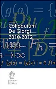 Colloquium De Giorgi 2010-2012