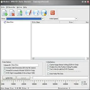 Okoker DVD CD Data Burner v1.6