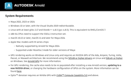 Solid Angle Maya to Arnold 5.3.1.1