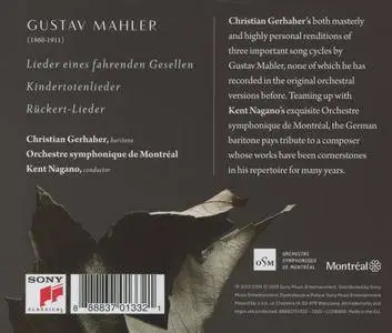 Christian Gerhaher - Mahler - Orchestral Songs (2013) {Sony Classical 88883701332}
