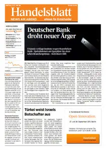 Handelsblatt News am Abend vom 02.09.2011