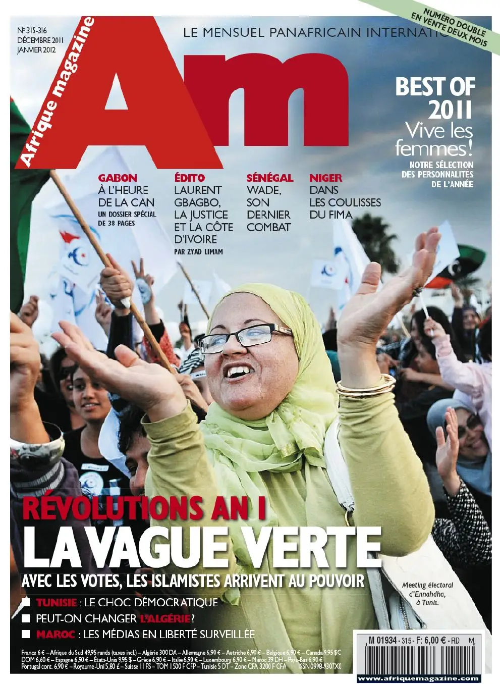 Afrique Magazine N° 315-316 Décembre 2011 - Janvier 2012