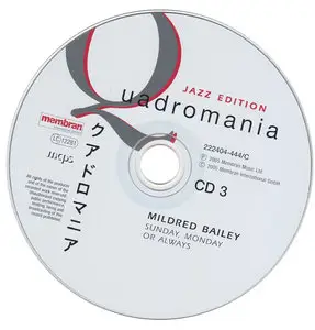Mildred Bailey - Sunday, Monday or Always (Jazz Edition Quadromania) [2005] {4CDs, Box Set}