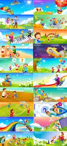 40 Vector Kids Illustrations - Education Time