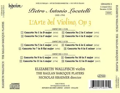 Elizabeth Wallfisch, Nicholas Kraemer, The Raglan Baroque Players - Pietro Antonio Locatelli: L'Arte del Violino (2010)
