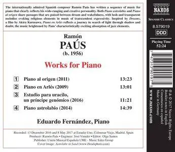 Eduardo Fernandez - Paús: Works for Piano (2017)