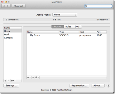 MacProxy v3.0.7 Mac OS X