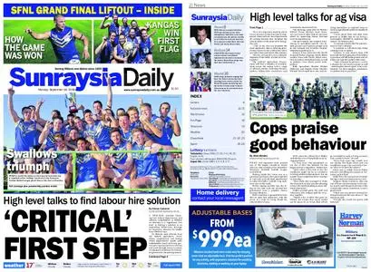 Sunraysia Daily – September 16, 2019