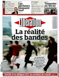 Libération. Mercredi 15 Avril 2009