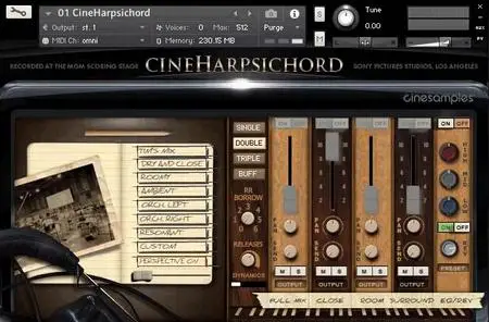 Cinesamples CineHarpsichord KONTAKT