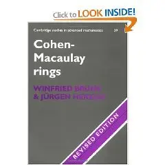 Cohen-Macaulay Rings, 2nd edition (Cambridge Studies in Advanced Mathematics)  