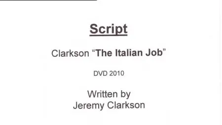 Clarkson - The Italian Job + Bonus - 2010