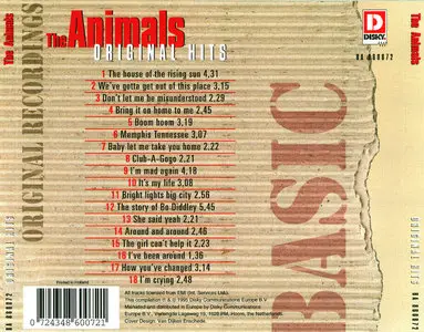 The Animals – Original Hits (1995)(Disky licensed from EMI)