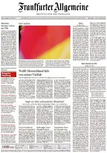 Frankfurter Allgemeine Zeitung mit RMZ vom 4. Oktober 2010