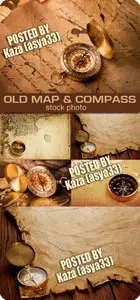 Old map & compass 4