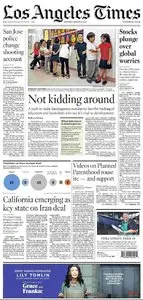 Los Angeles Times August 22, 2015