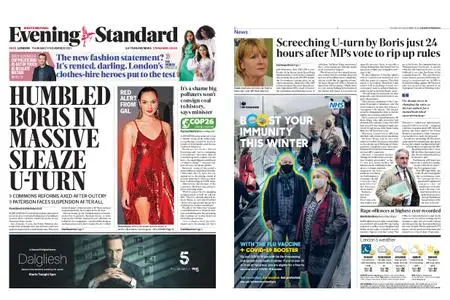 London Evening Standard – November 04, 2021